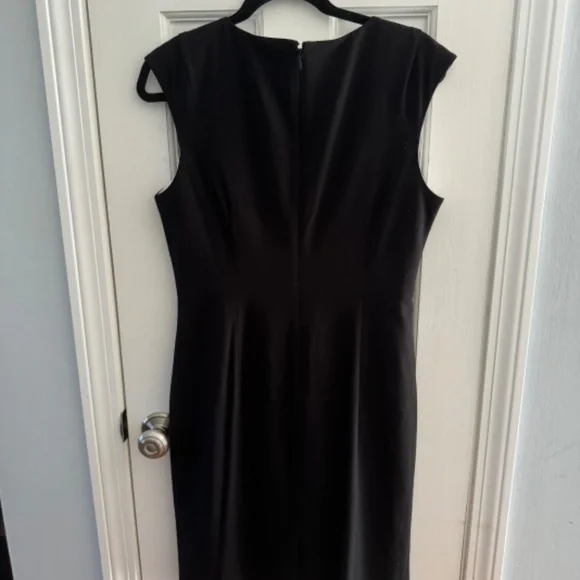 Calvin Klein Fitted Little Black Dress - Picture 2 of 4